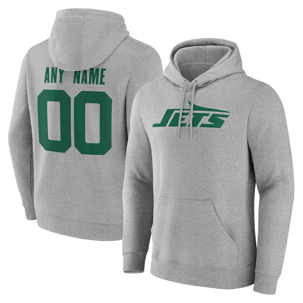 Team Authentic Personalized Name & Number Hoodie - New York Jets Hoodies