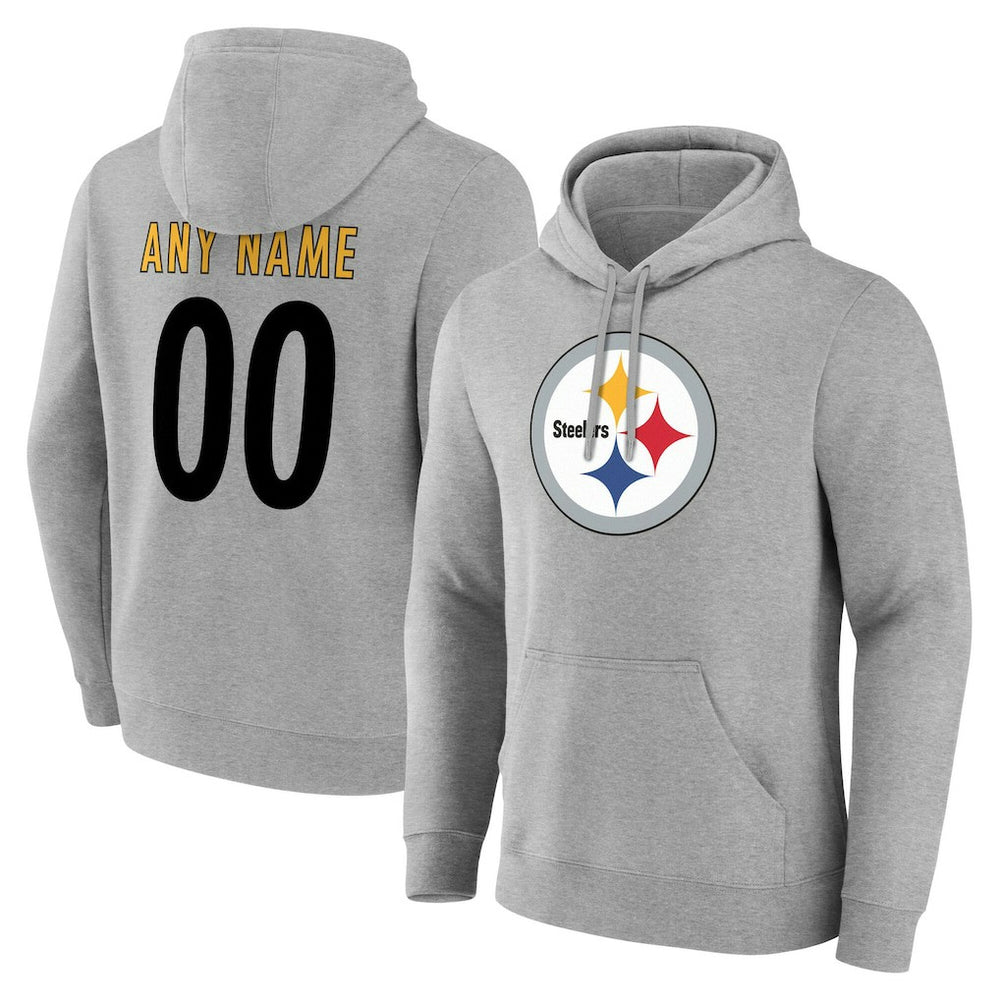 Team Authentic Personalized Name & Number Hoodie - Pittsburgh Steelers Hoodies