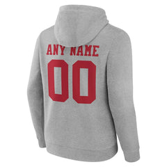 Team Authentic Personalized Name & Number Hoodie - San Francisco 49ers Hoodies