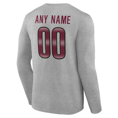 Team Authentic Personalized Name & Number Long Sleeve T-Shirt - Washington Commanders T-shirts