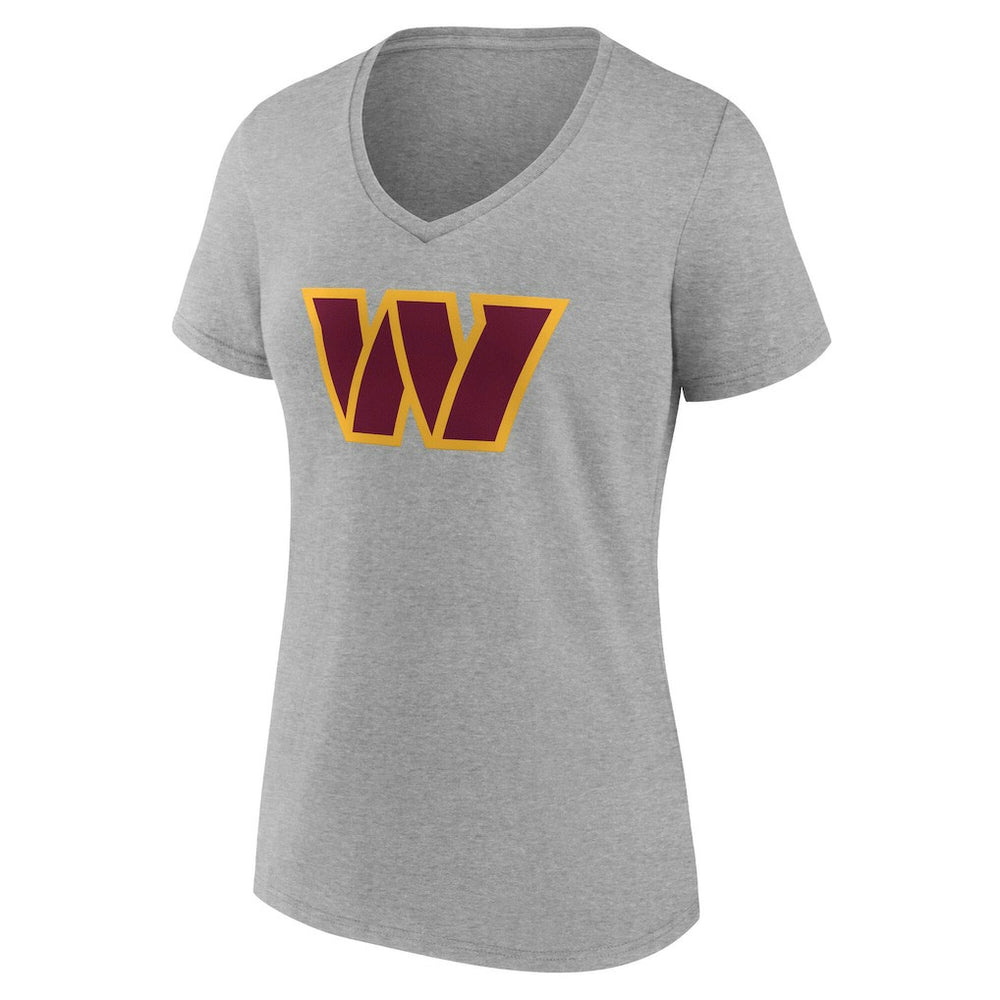 Women's Team Authentic Personalized Name & Number V-Neck T-Shirt - Washington Commanders T-shirts