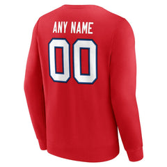 Team Authentic Personalized Name & Number Sweatshirt - Buffalo Bills Sweatshirts