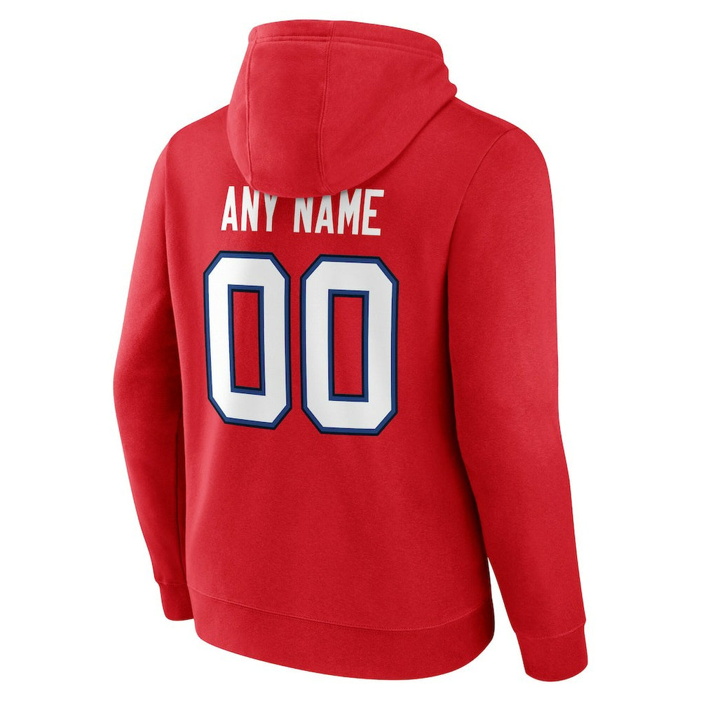 Team Authentic Personalized Name & Number Hoodie - Buffalo Bills Hoodies