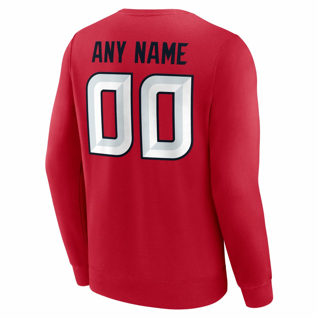 Team Authentic Personalized Name & Number Sweatshirt - Houston Texans Sweatshirts