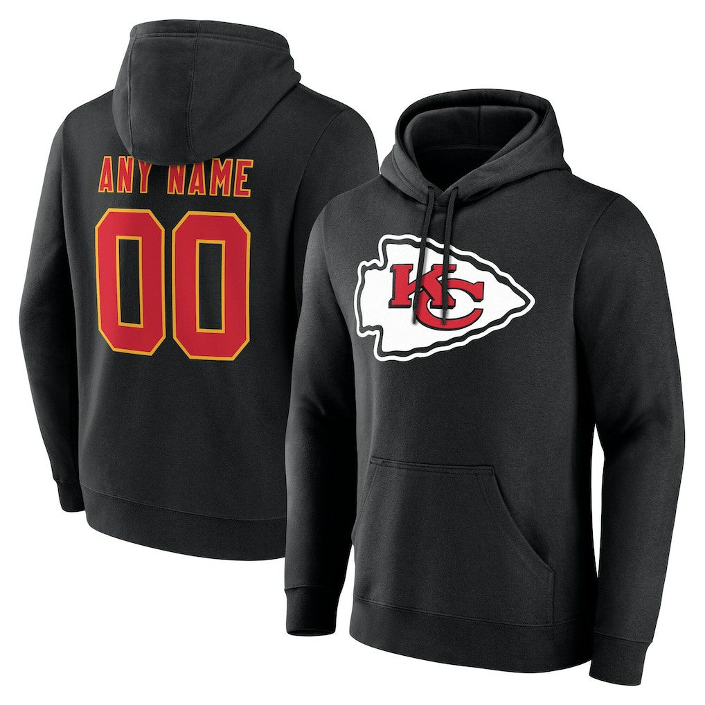 Team Authentic Personalized Name & Number Hoodie - Kansas City Chiefs Hoodies