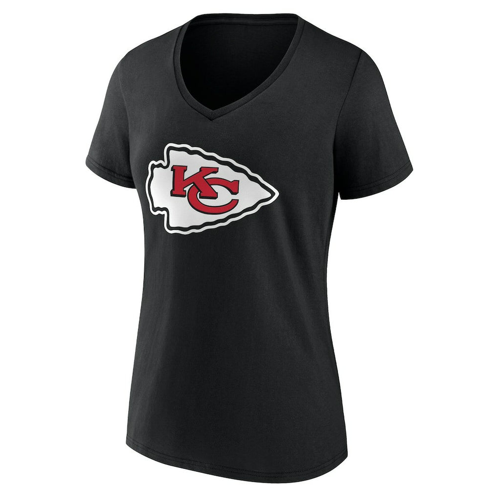 Women's Team Authentic Personalized Name & Number V-Neck T-Shirt - Kansas City Chiefs T-shirts