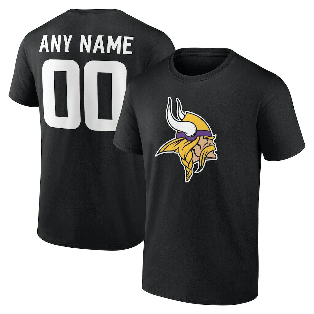 Team Authentic Personalized Name & Number T-Shirt - Minnesota Vikings T-shirts