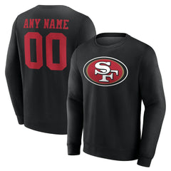 Team Authentic Personalized Name & Number Sweatshirt - San Francisco 49ers Sweatshirts