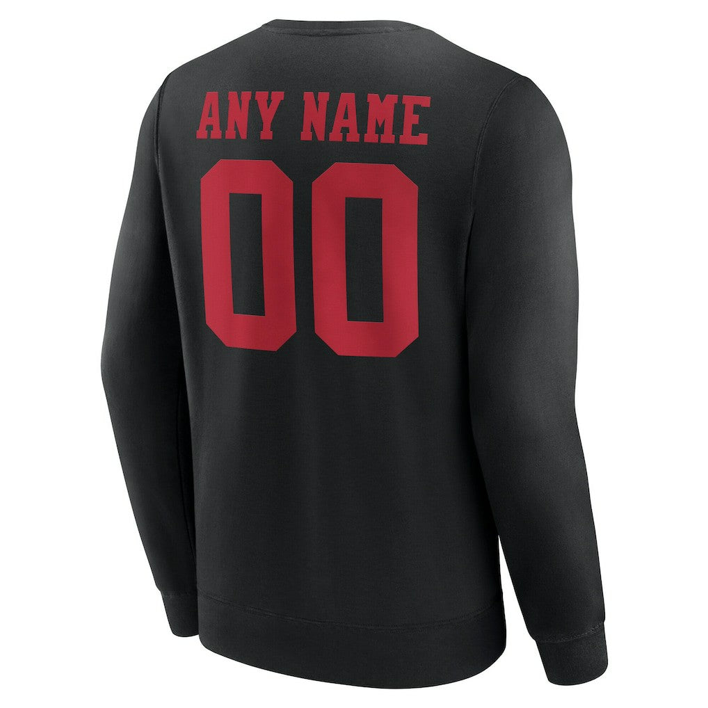 Team Authentic Personalized Name & Number Sweatshirt - San Francisco 49ers Sweatshirts