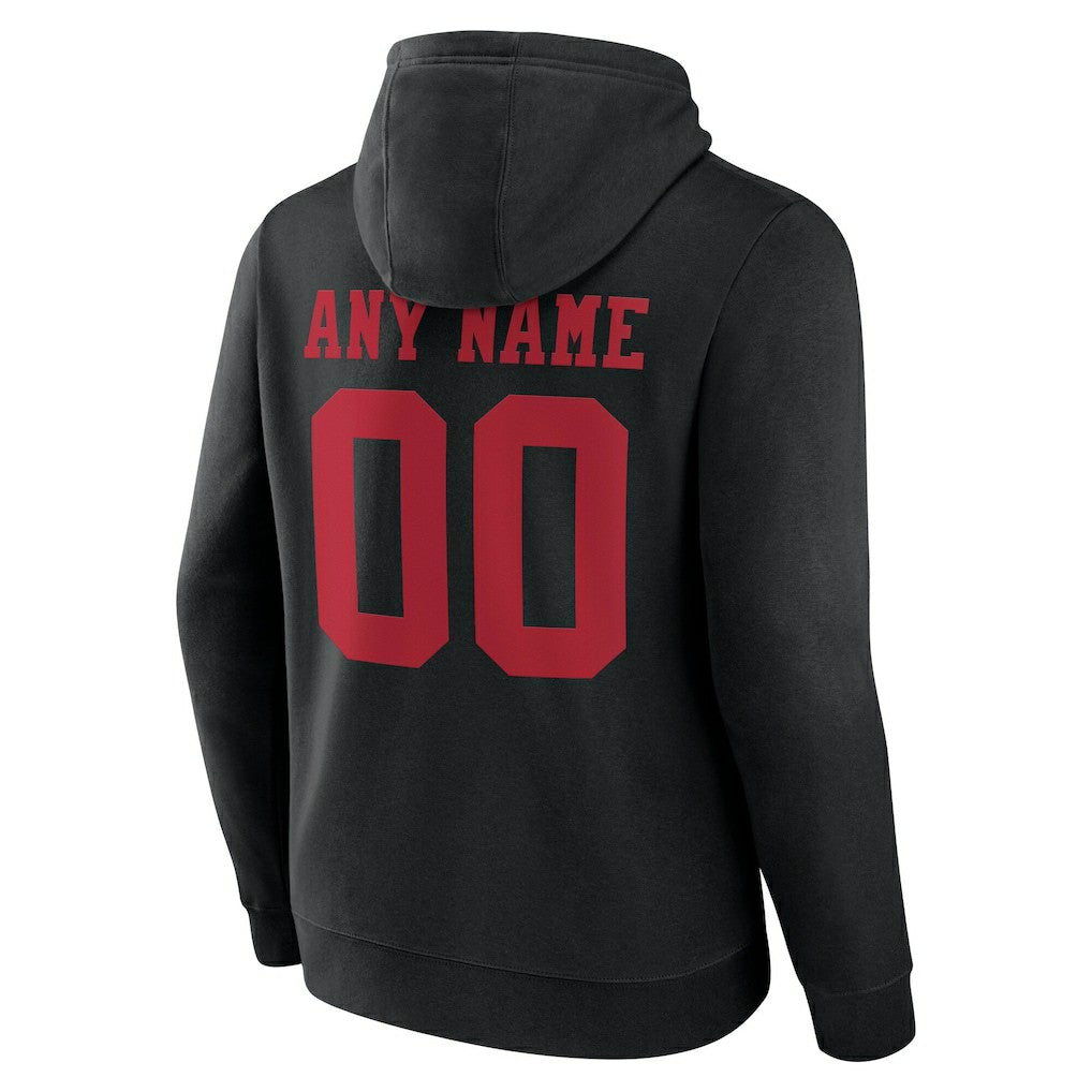 Team Authentic Personalized Name & Number Hoodie - San Francisco 49ers Hoodies