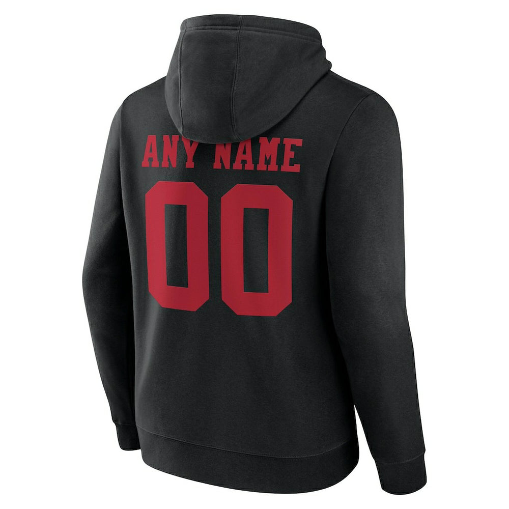 Team Authentic Personalized Name & Number Hoodie - San Francisco 49ers Hoodies