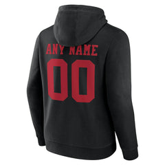 Team Authentic Personalized Name & Number Hoodie - San Francisco 49ers Hoodies