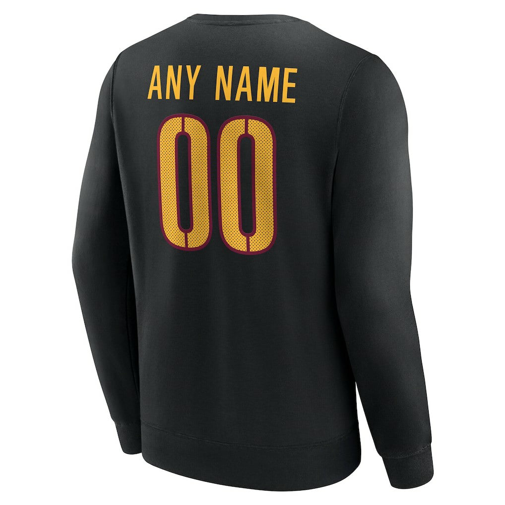 Team Authentic Personalized Name & Number Sweatshirt - Washington Commanders Sweatshirts