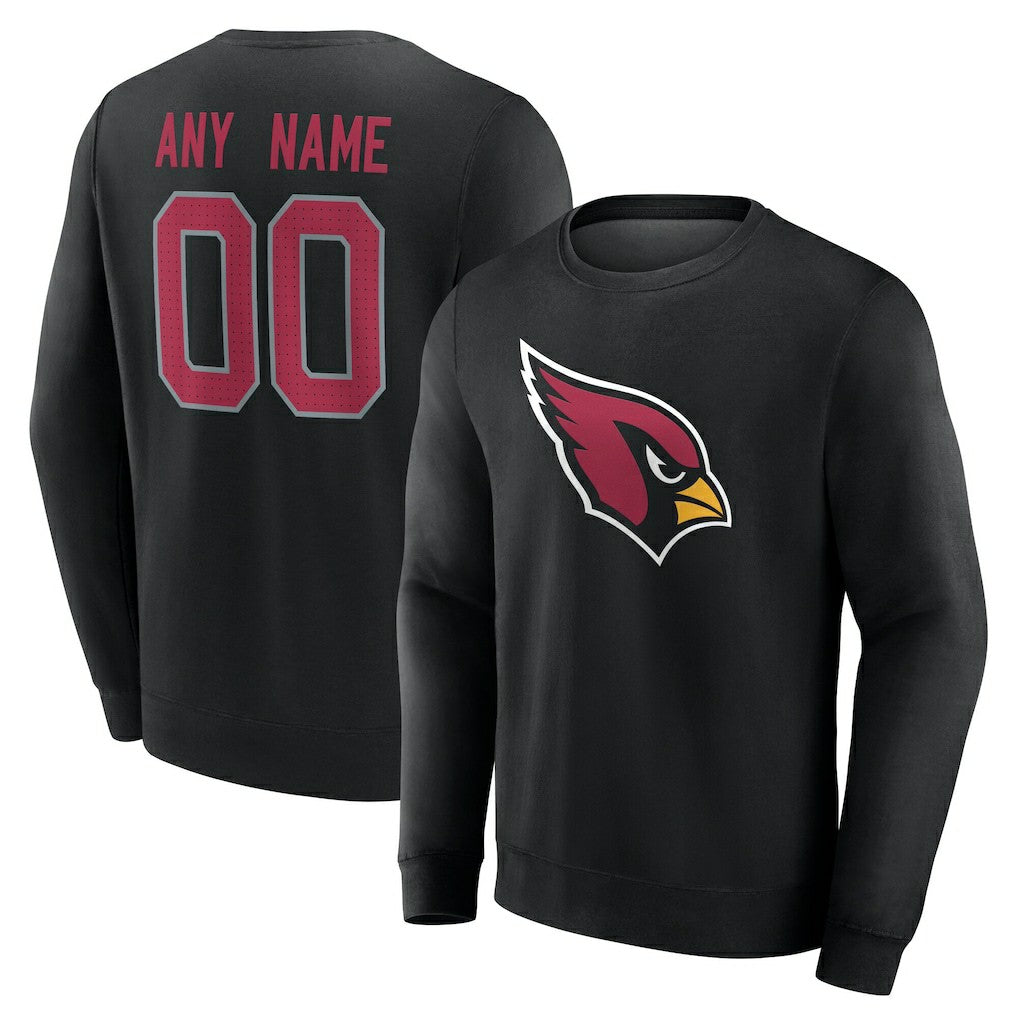 Team Authentic Personalized Name & Number Sweatshirt - Arizona Cardinals Sweatshirts
