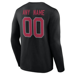 Team Authentic Personalized Name & Number Long Sleeve T-Shirt - Arizona Cardinals T-shirts