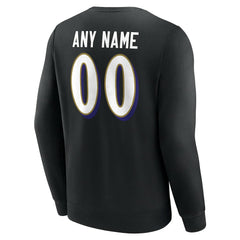 Team Authentic Personalized Name & Number Sweatshirt - Baltimore Ravens Sweatshirts