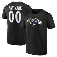 Team Authentic Personalized Name & Number T-Shirt - Baltimore Ravens T-shirts