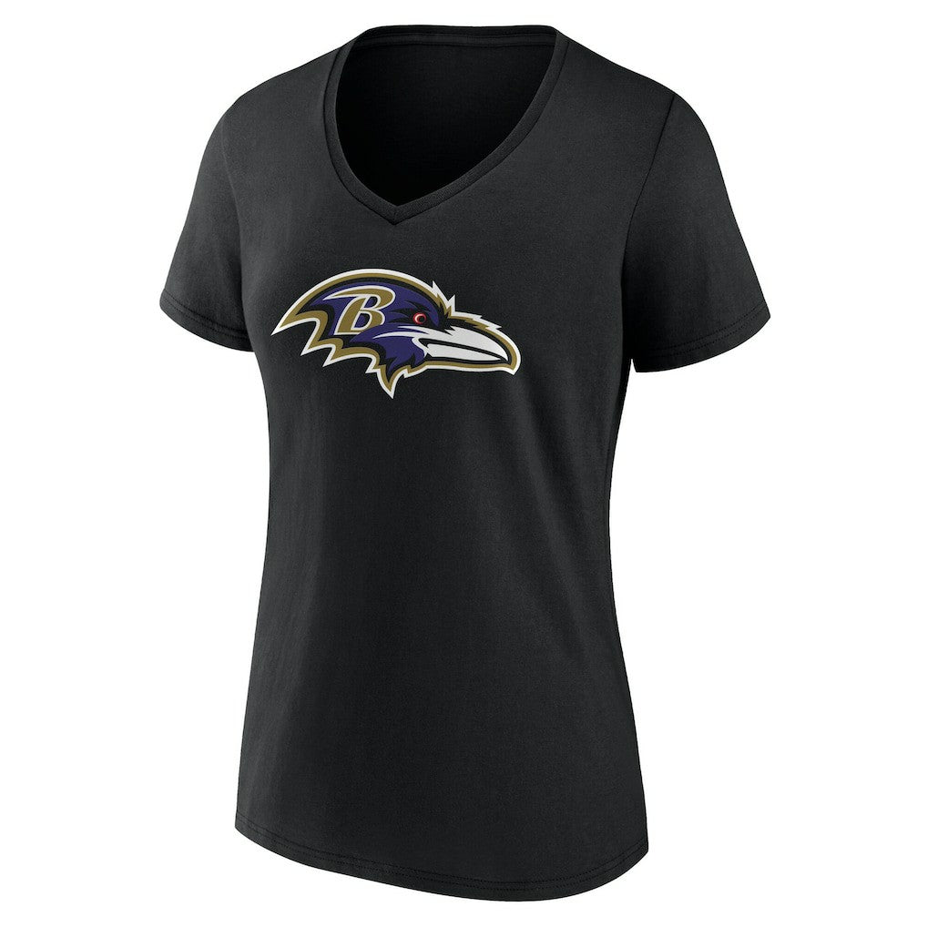 Women's Team Authentic Personalized Name & Number V-Neck T-Shirt - Baltimore Ravens T-shirts