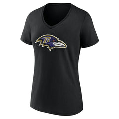 Women's Team Authentic Personalized Name & Number V-Neck T-Shirt - Baltimore Ravens T-shirts