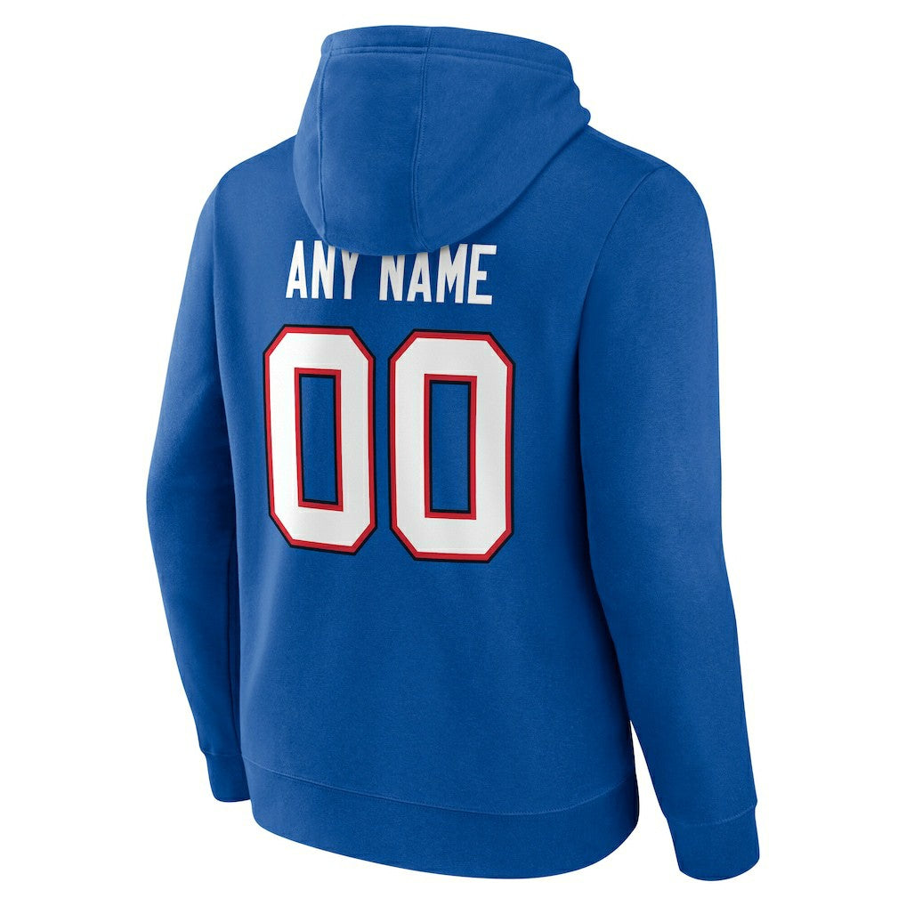 Team Authentic Personalized Name & Number Hoodie - Buffalo Bills Hoodies