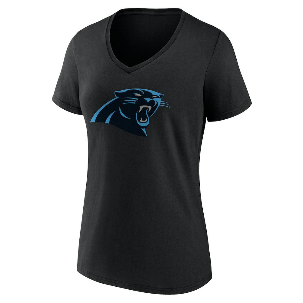 Women's Team Authentic Personalized Name & Number V-Neck T-Shirt - Carolina Panthers T-shirts