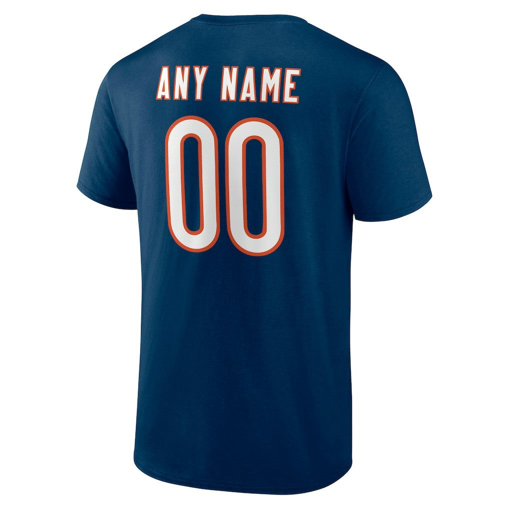 Team Authentic Personalized Name & Number T-Shirt - Chicago Bears T-shirts