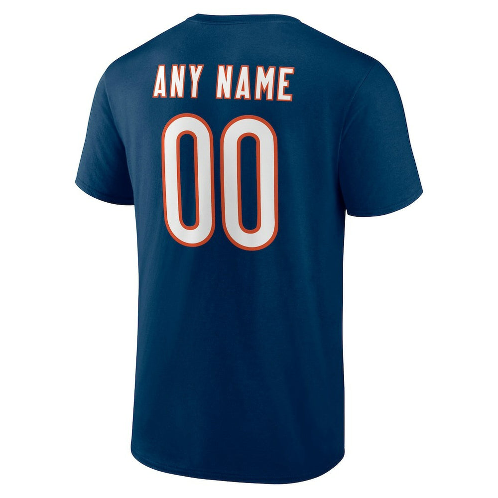 Team Authentic Personalized Name & Number T-Shirt - Chicago Bears T-shirts