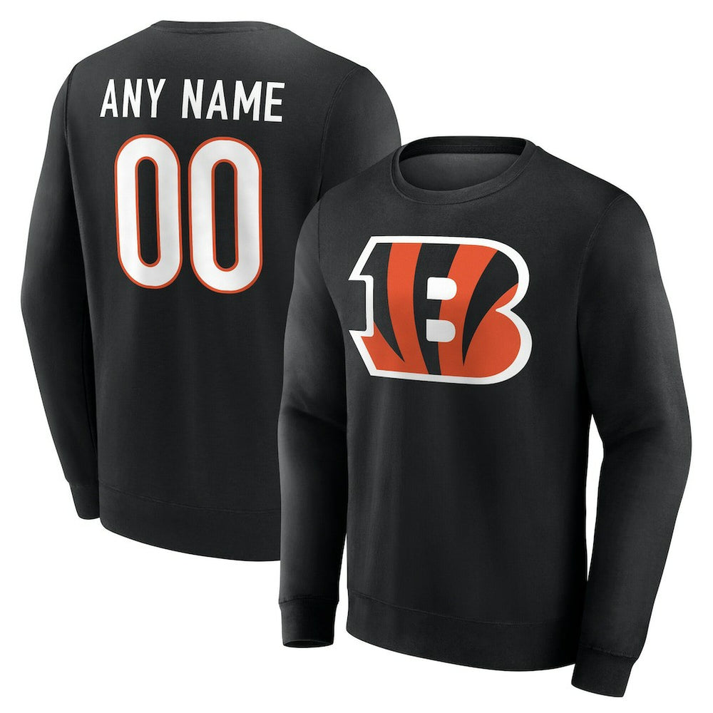 Team Authentic Personalized Name & Number Sweatshirt - Cincinnati Bengals Sweatshirts