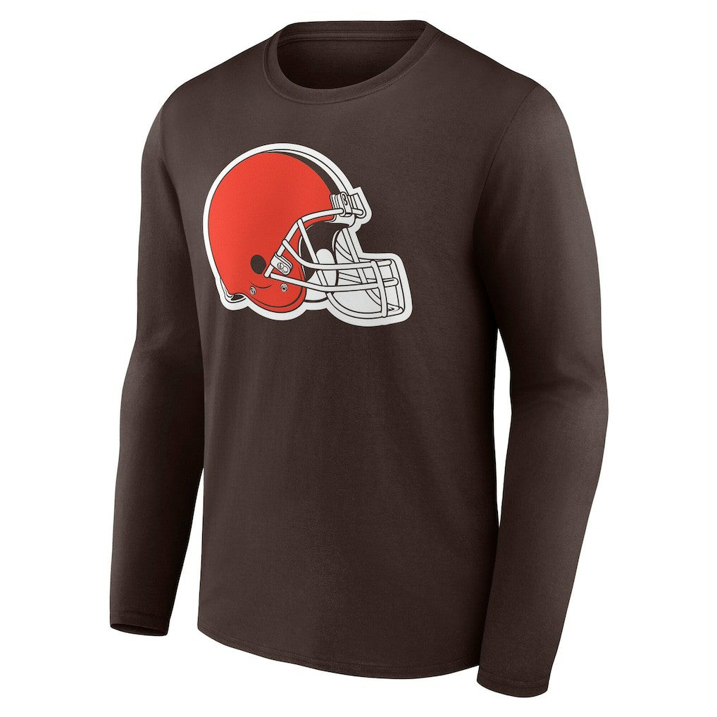 Team Authentic Personalized Name & Number Long Sleeve T-Shirt - Cleveland Browns T-shirts