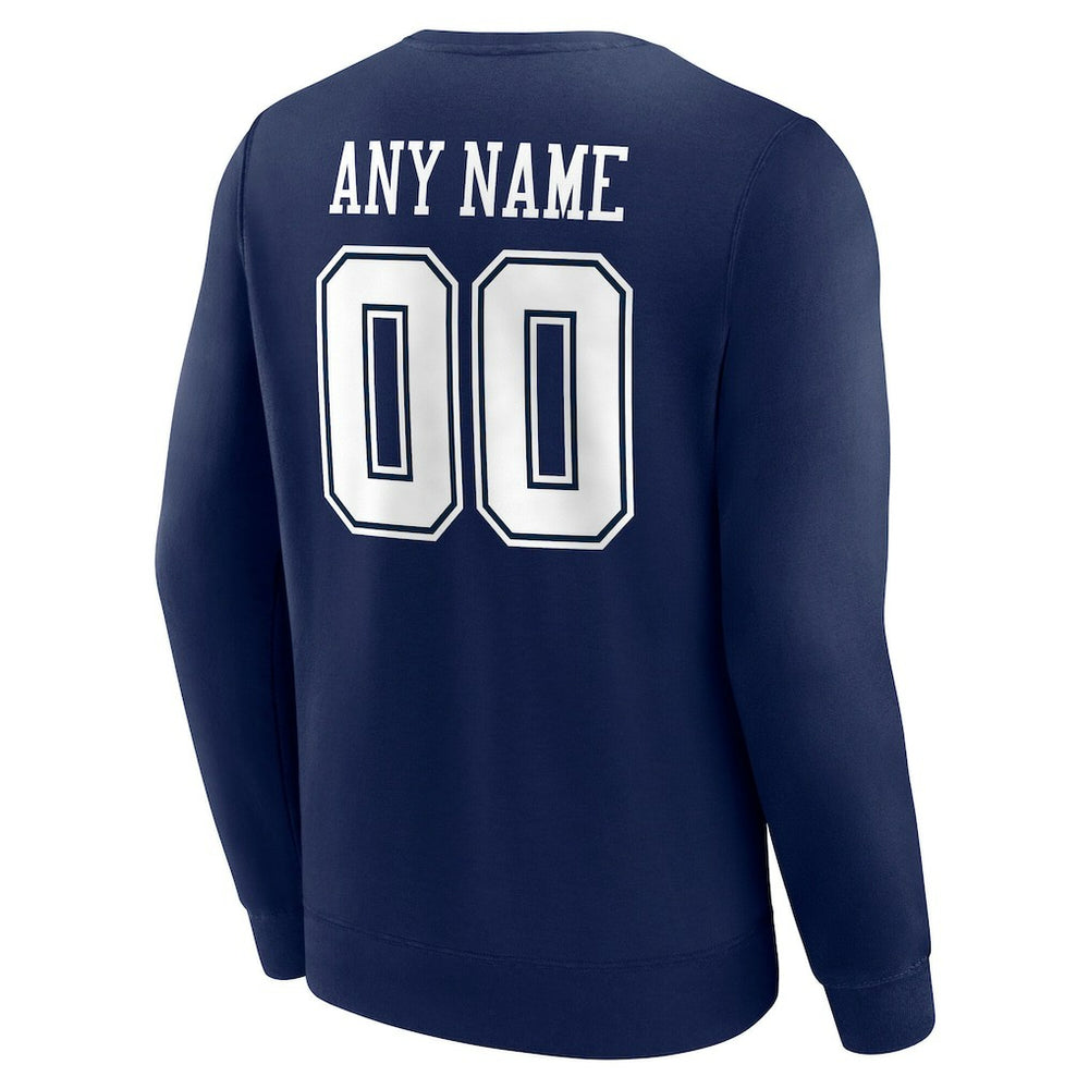 Team Authentic Personalized Name & Number Sweatshirt - Dallas Cowboys Sweatshirts