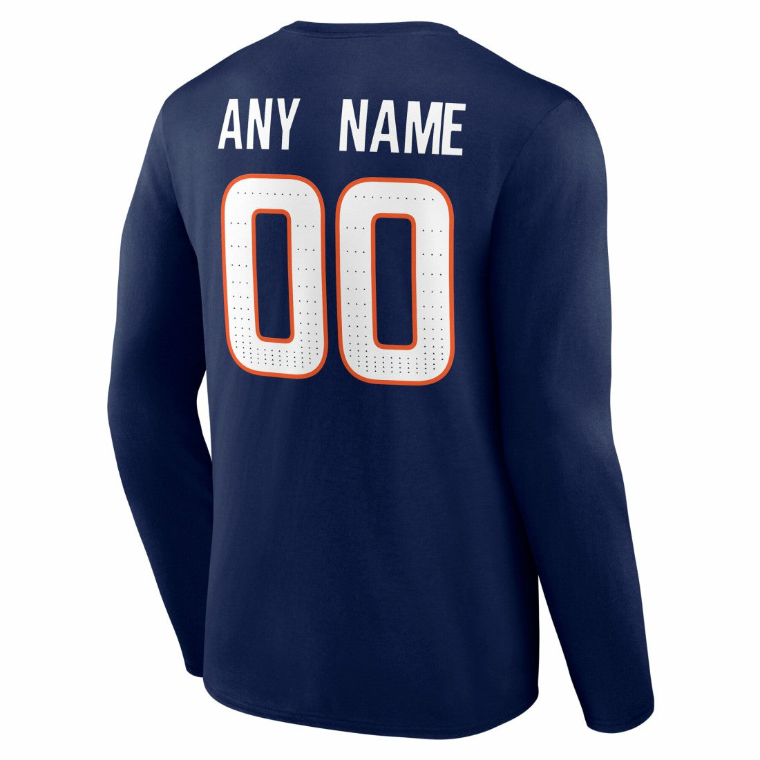 Team Authentic Personalized Name & Number Long Sleeve T-Shirt - Denver Broncos T-shirts