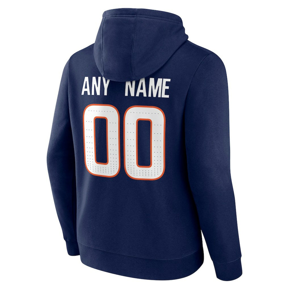 Team Authentic Personalized Name & Number Hoodie - Denver Broncos Hoodies