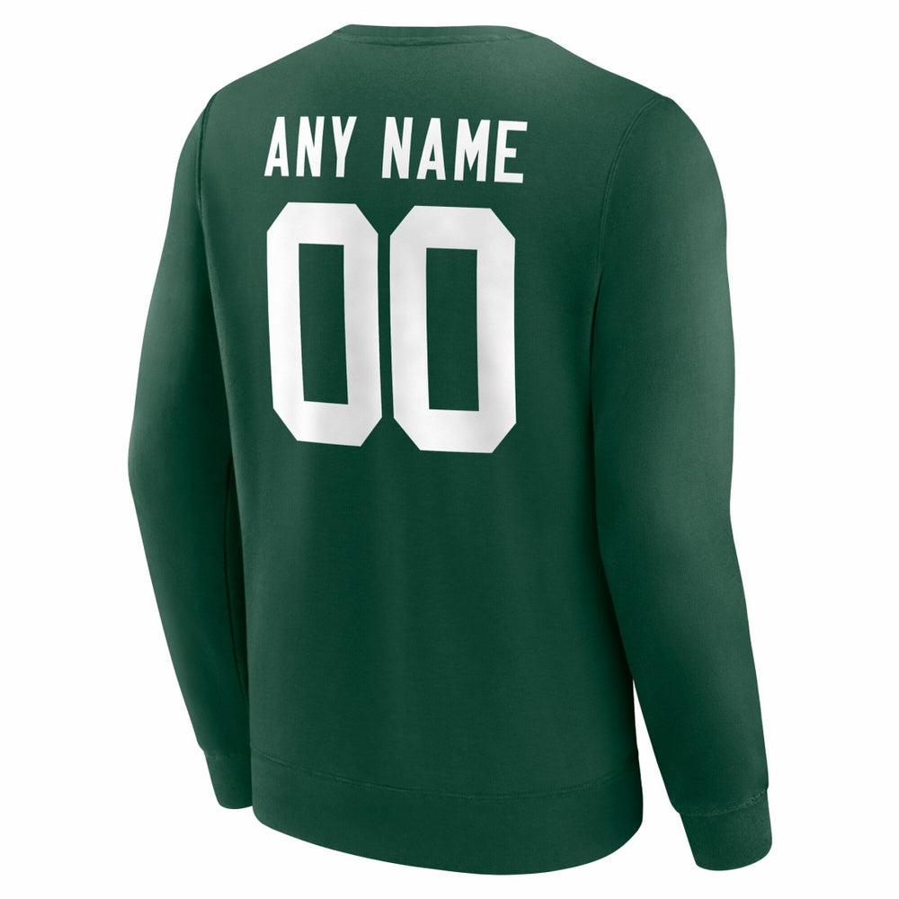 Team Authentic Personalized Name & Number Sweatshirt - Green Bay Packers Sweatshirts