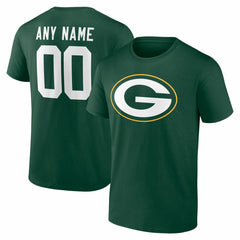 Team Authentic Personalized Name & Number T-Shirt - Green Bay Packers T-shirts