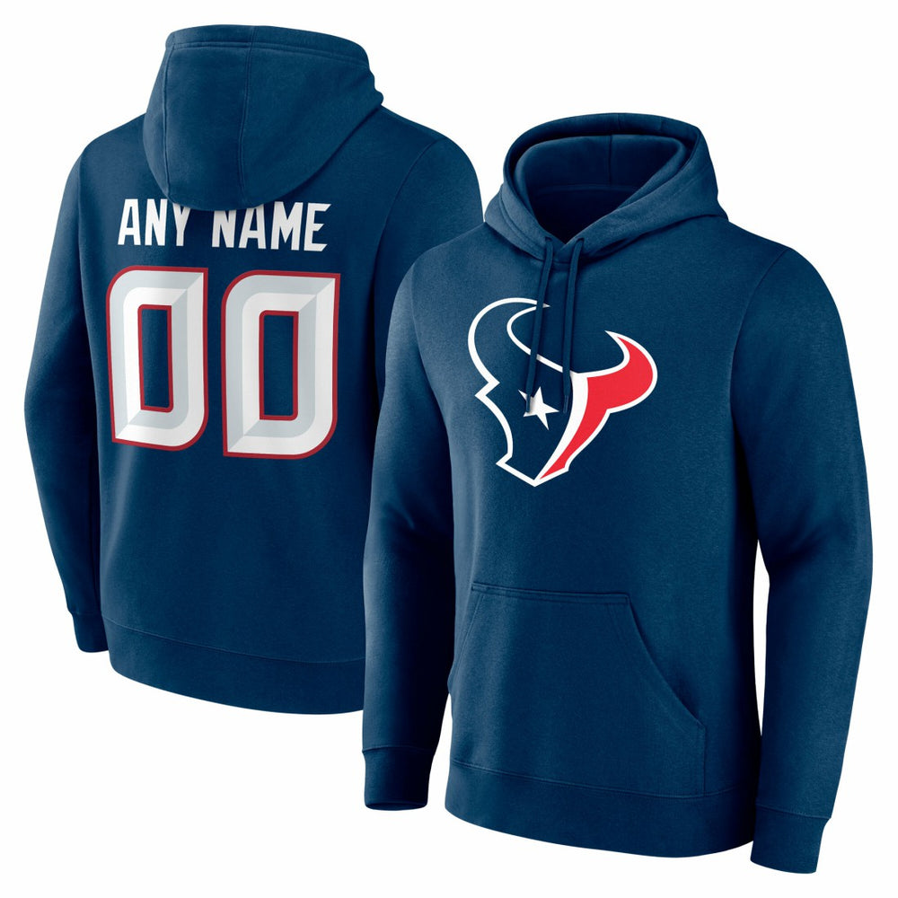 Team Authentic Personalized Name & Number Hoodie - Houston Texans Hoodies