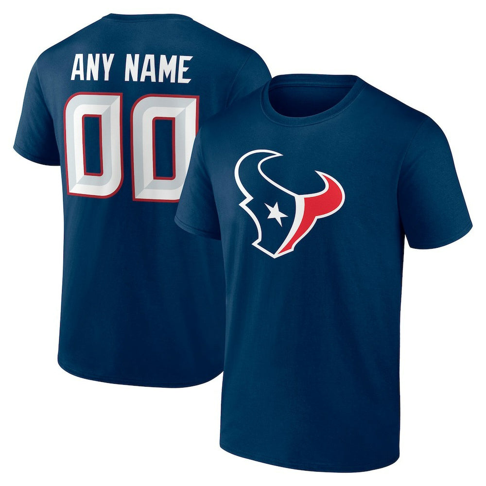 Team Authentic Personalized Name & Number T-Shirt - Houston Texans T-shirts