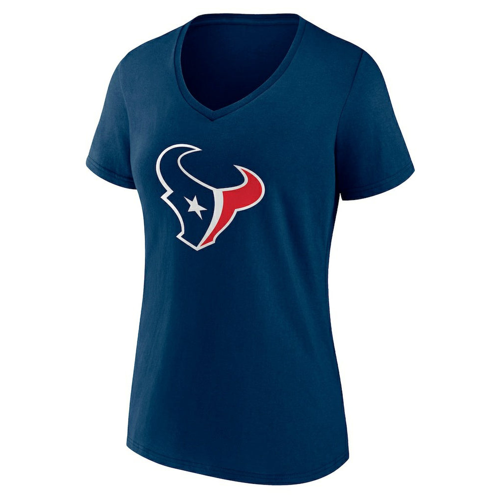 Women's Team Authentic Personalized Name & Number V-Neck T-Shirt - Houston Texans T-shirts