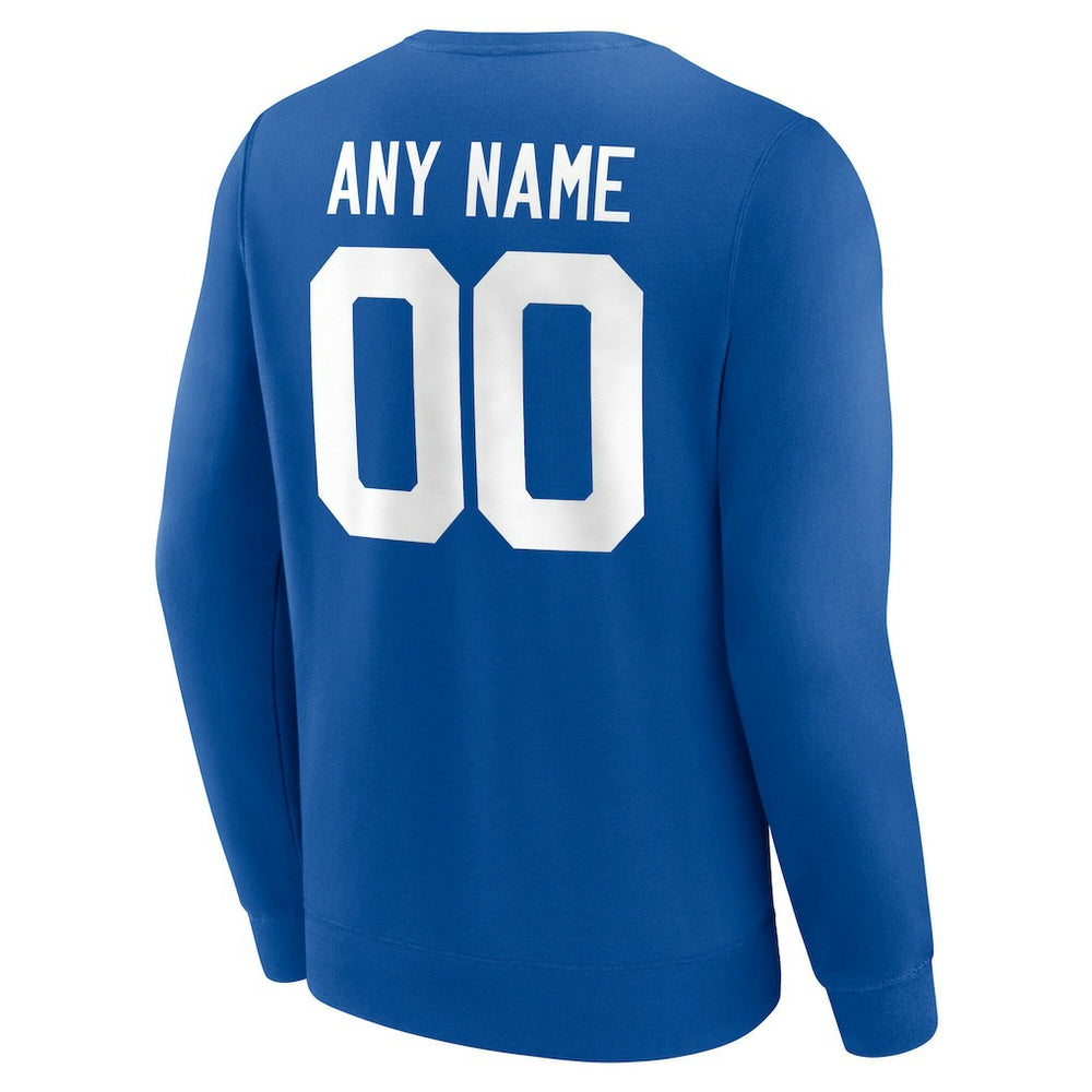 Team Authentic Personalized Name & Number Sweatshirt - Indianapolis Colts Sweatshirts