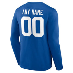 Team Authentic Personalized Name & Number Long Sleeve T-Shirt - Indianapolis Colts T-shirts