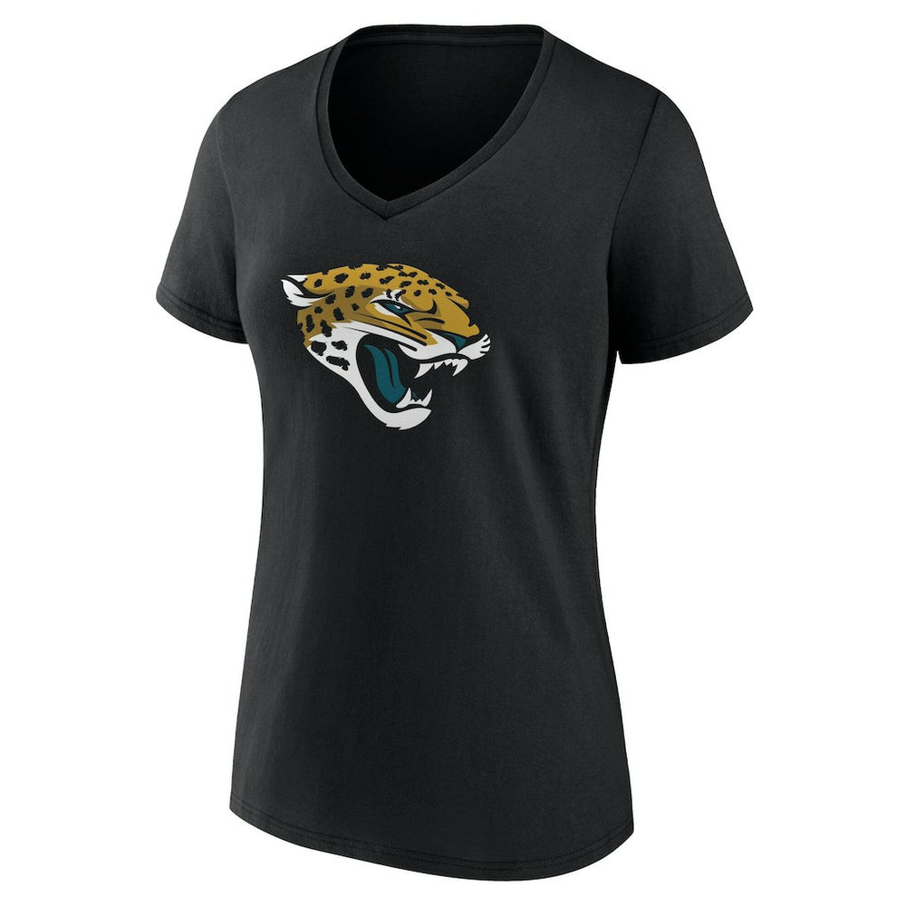Women's Team Authentic Personalized Name & Number V-Neck T-Shirt - Jacksonville Jaguars T-shirts