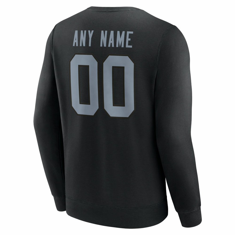Team Authentic Personalized Name & Number Sweatshirt - Las Vegas Raiders Sweatshirts