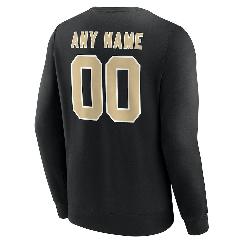 Team Authentic Personalized Name & Number Sweatshirt - New Orleans Saints Sweatshirts