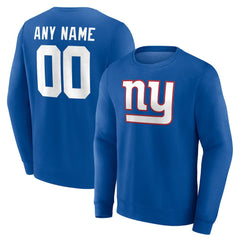 Team Authentic Personalized Name & Number Sweatshirt - New York Giants Sweatshirts