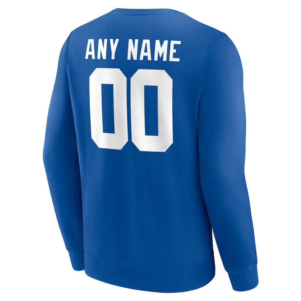 Team Authentic Personalized Name & Number Sweatshirt - New York Giants Sweatshirts