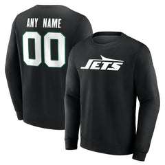 Team Authentic Personalized Name & Number Sweatshirt - New York Jets Sweatshirts