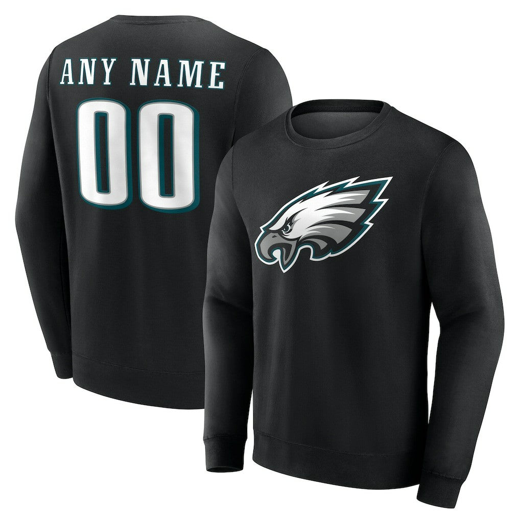 Team Authentic Personalized Name & Number Sweatshirt - Philadelphia Eagles Sweatshirts