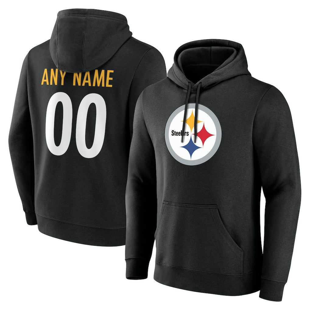 Team Authentic Personalized Name & Number Hoodie - Pittsburgh Steelers Hoodies