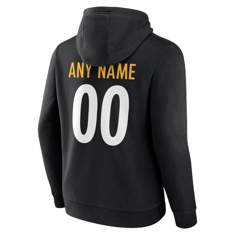 Team Authentic Personalized Name & Number Hoodie - Pittsburgh Steelers Hoodies