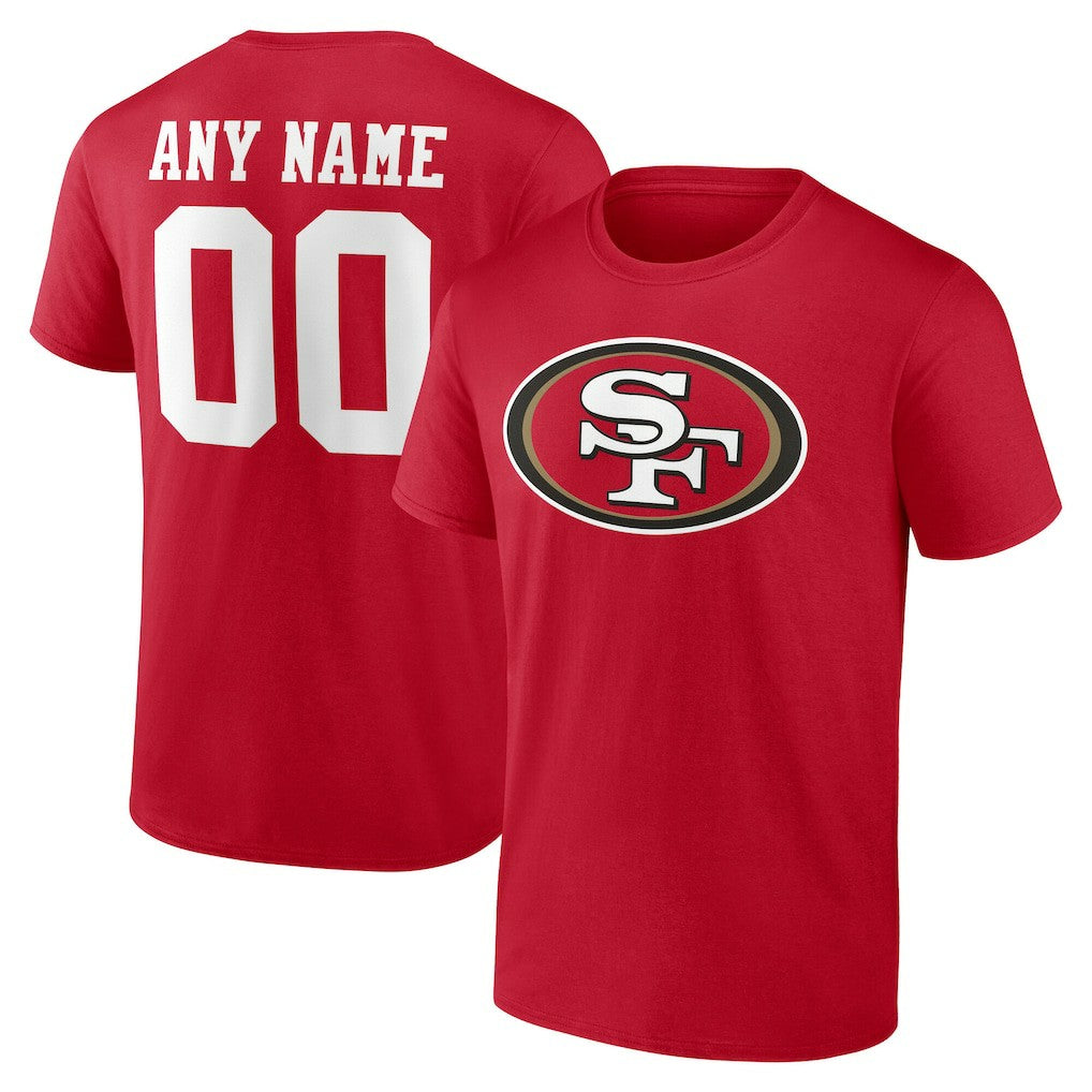 Team Authentic Personalized Name & Number T-Shirt - San Francisco 49ers T-shirts