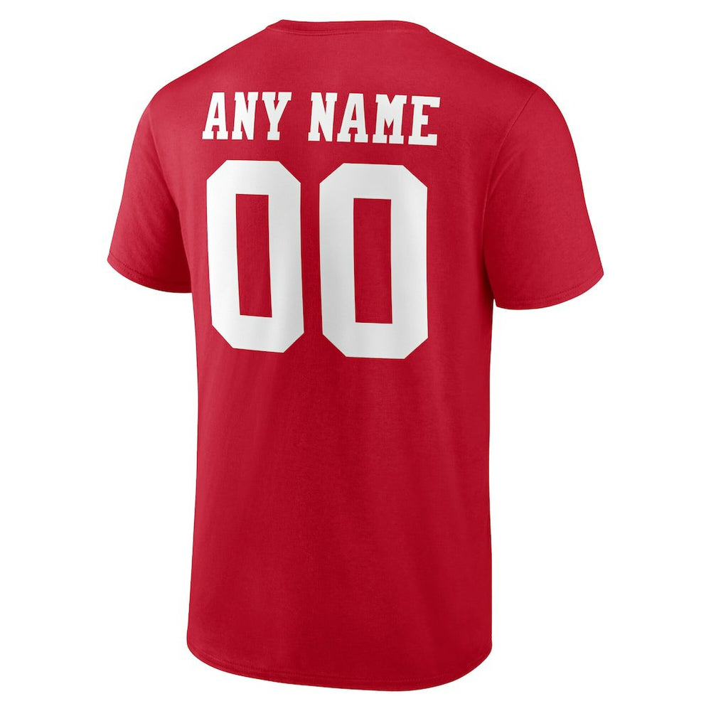 Team Authentic Personalized Name & Number T-Shirt - San Francisco 49ers T-shirts
